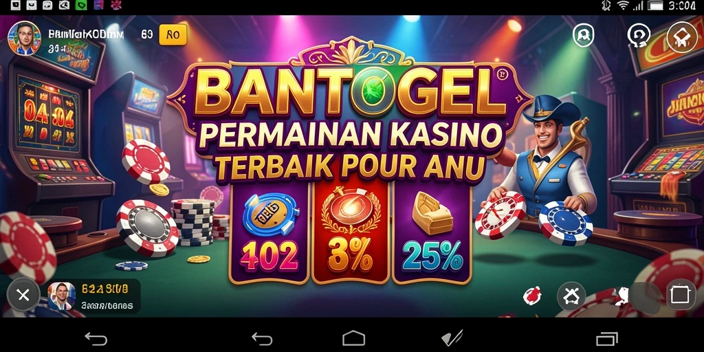 Tampilan gameplay BANTOGEL yang mengesankan dan mendebarkan.