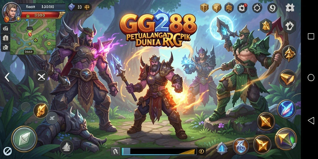 Gameplay RPG yang mendebarkan dan menantang dalam GG288.