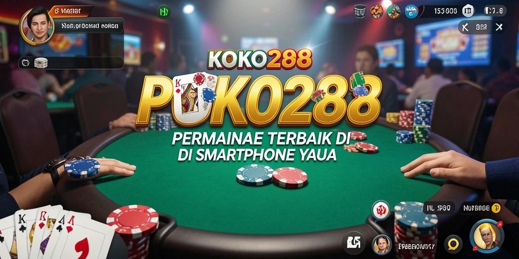 Screenshot permainan Poker yang menampilkan aksi seru di KOKO288.