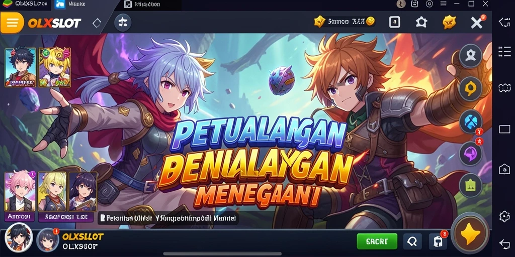 Tampilan screenshot OLXSLOT dengan aksi karakter anime yang menegangkan.