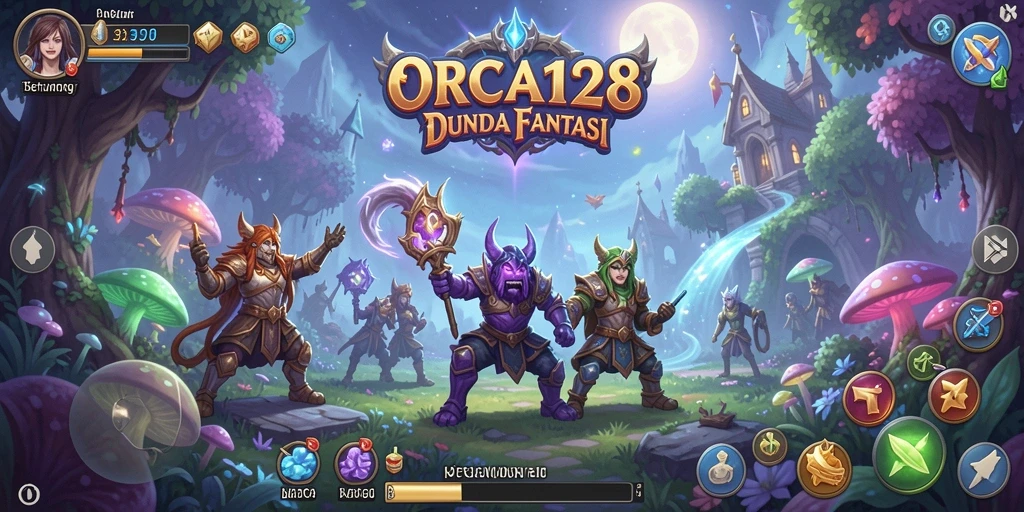 Gameplay seru di dunia petualangan ORCA128.