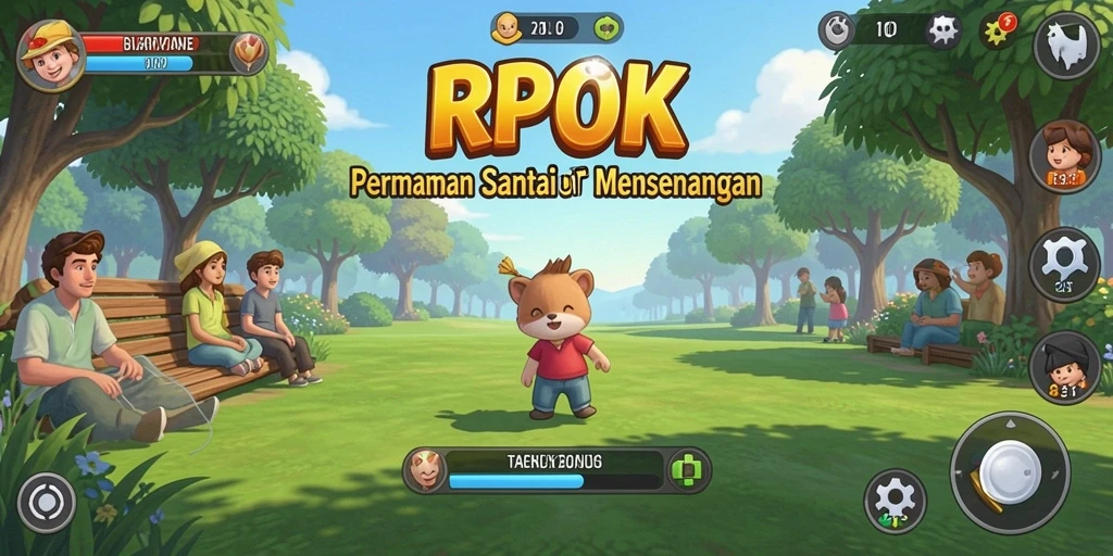 Tangkapan layar menunjukkan gameplay menyenangkan dari RPOK.