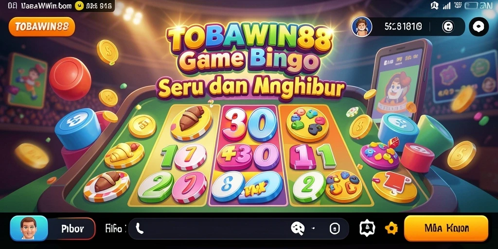 Gameplay seru Bingo di TOBAWIN88 dengan banyak kemenangan.