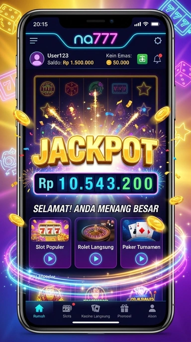 Tampilan kategori menarik di aplikasi na777 untuk navigasi cepat.